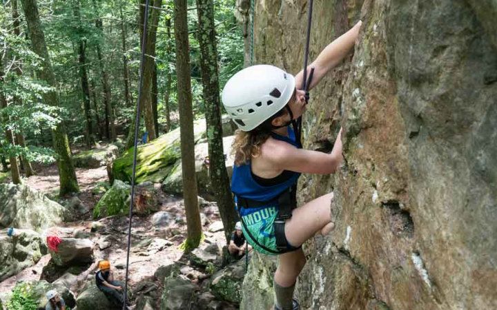 rock climbing course for girls